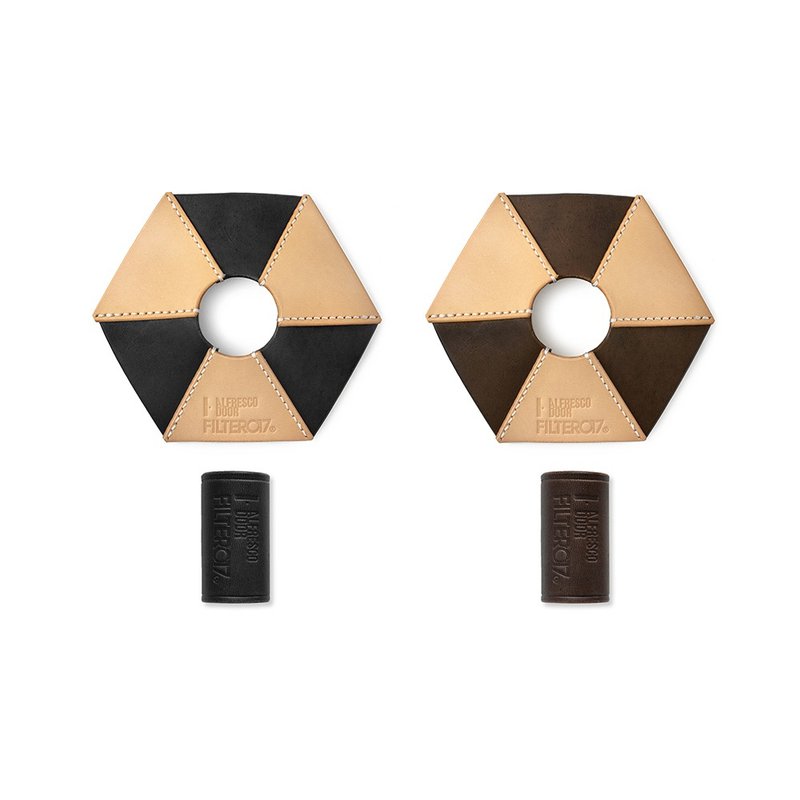 Filter017xALFRESCO DOOR 日制手工皮革灯罩套件 Goal Zero营灯用 - 露营用品 - 真皮 卡其色