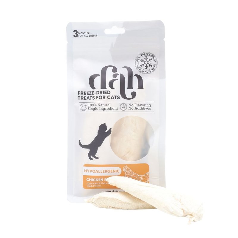 【猫零食】鸡胸条冻干 50g 丰富蛋白质来源 - 零食/点心 - 新鲜食材 透明