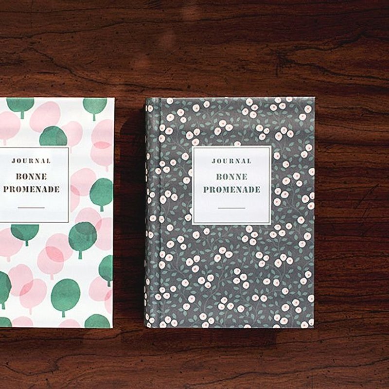 Livework-森林漫步精装条纹笔记本(S)B-夜晚花园,LWK32236 - 笔记本/手帐 - 塑料 绿色