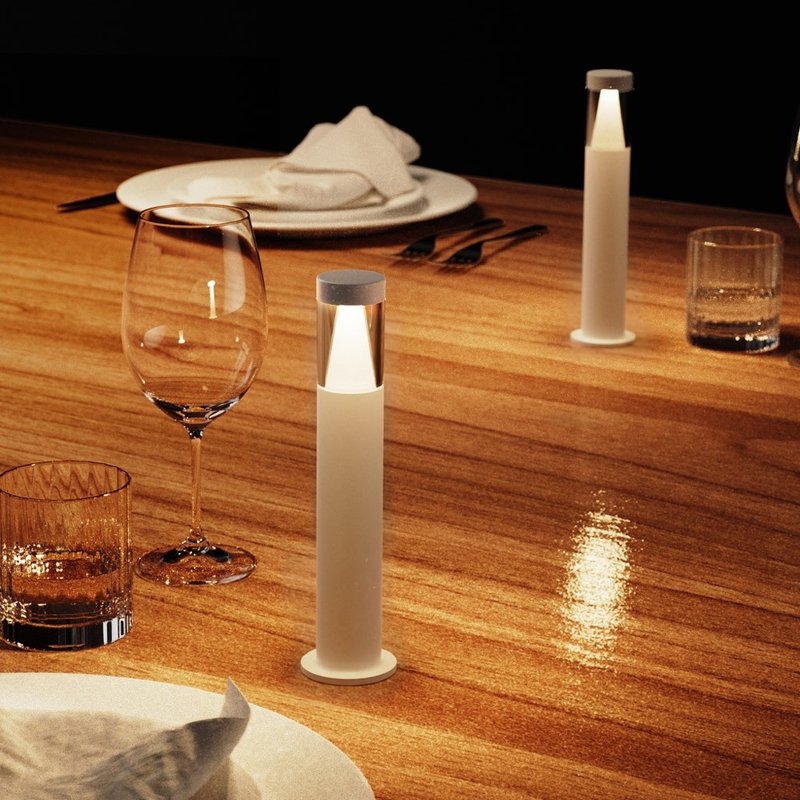 意大利UBIQUA Stick 夕光雅烛USB充电式桌灯组(4入附充电座) - 灯具/灯饰 - 其他金属 白色