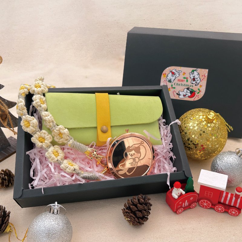 【插画家合作】rdm x 壹号房 2024惊喜圣诞礼盒组 圣诞专属心意 - 皮夹/钱包 - 真皮 多色