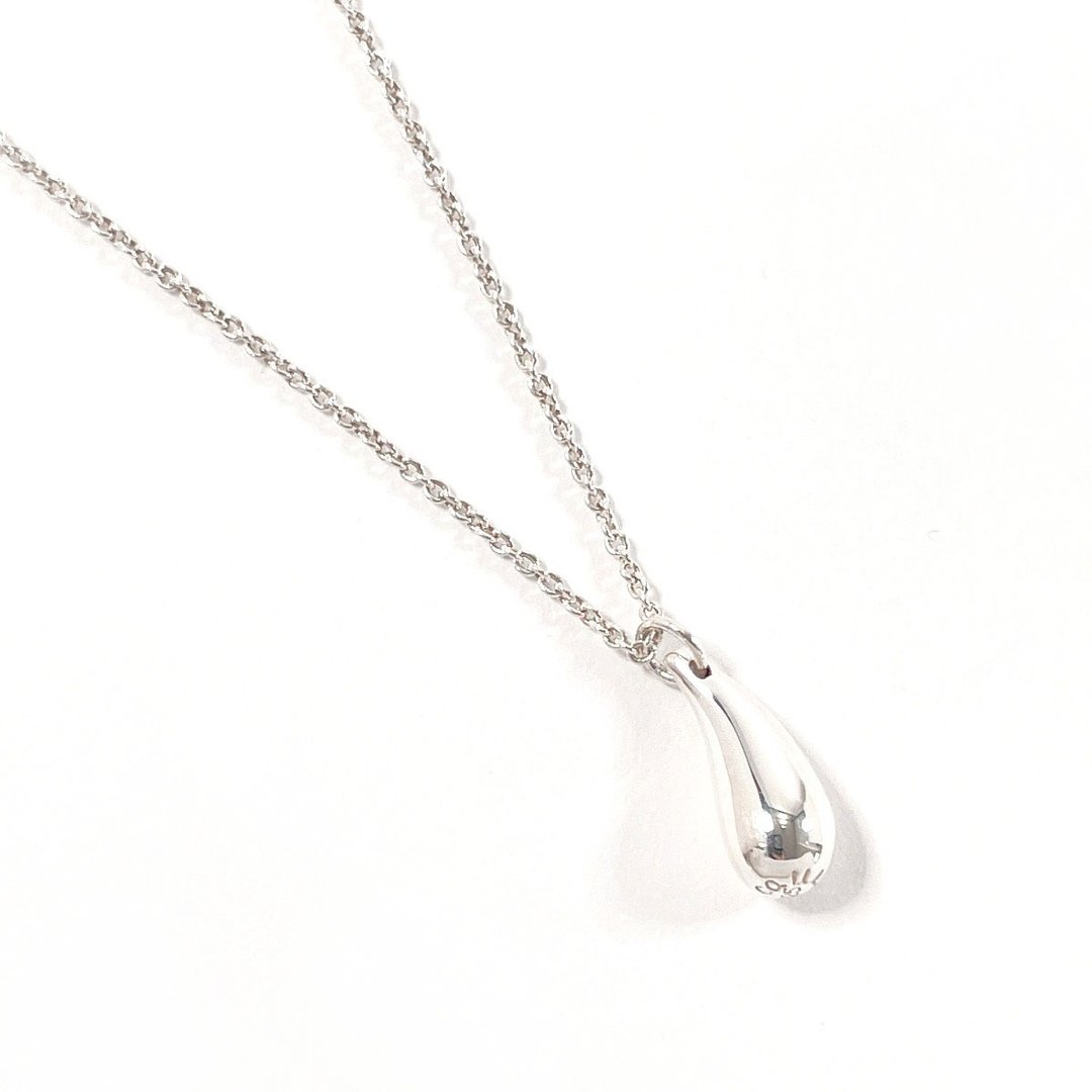 [日本直邮，二手，状态良好] Tiffany & Co. Elsa Peretti 泪滴项链，银 - 项链 - 纯银 银色