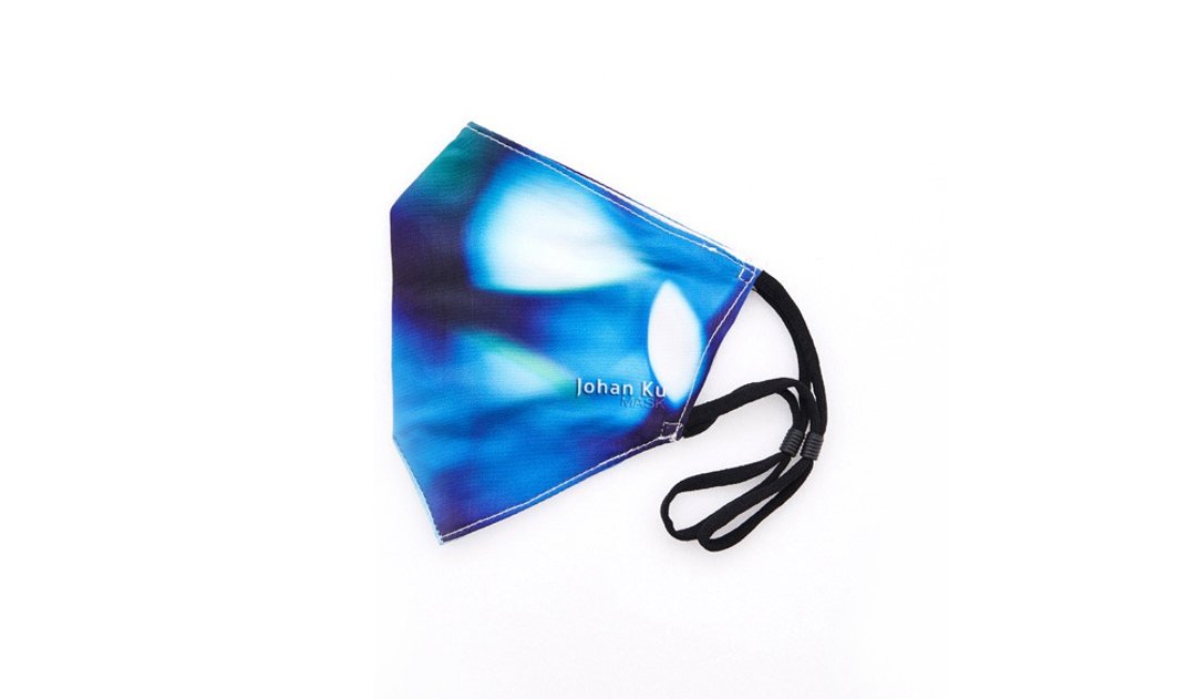 Johan Ku Mask - 003_The Vision Blue_01- 蚕丝内里布口罩/口罩套 - 口罩 - 丝．绢 蓝色