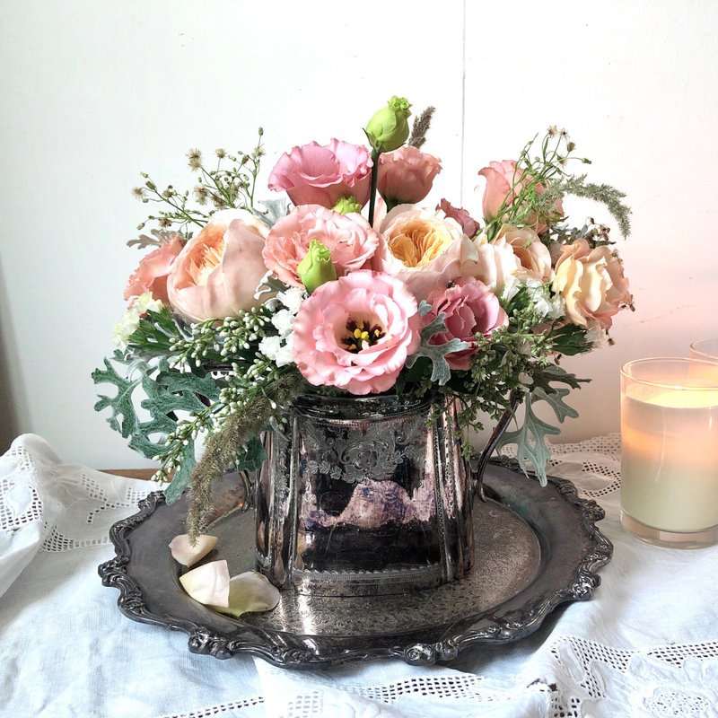 英国早期Philip Ashberry & Sons镀银花器 极美 - 花瓶/陶器 - 其他金属 