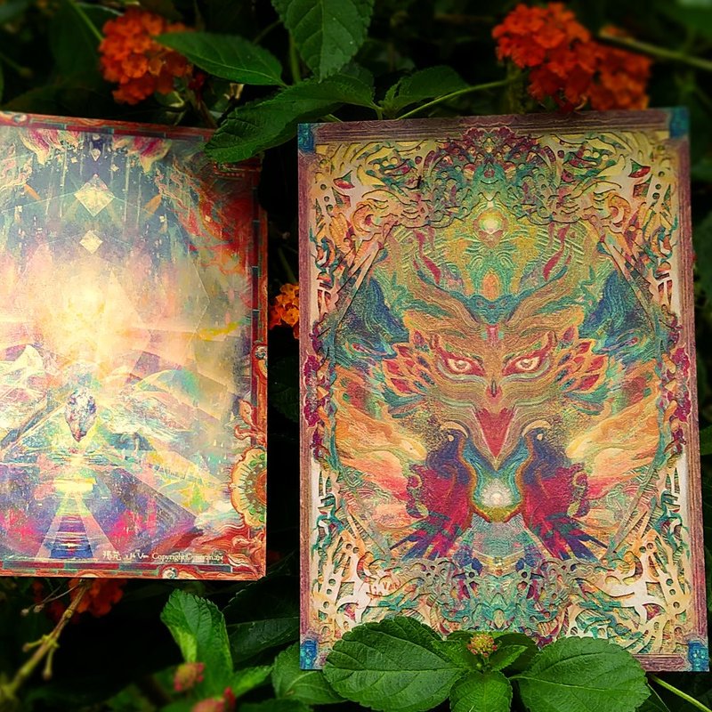 迦楼罗 .Garuda. - 雷雕绘卡 - 卡片/明信片 - 纸 