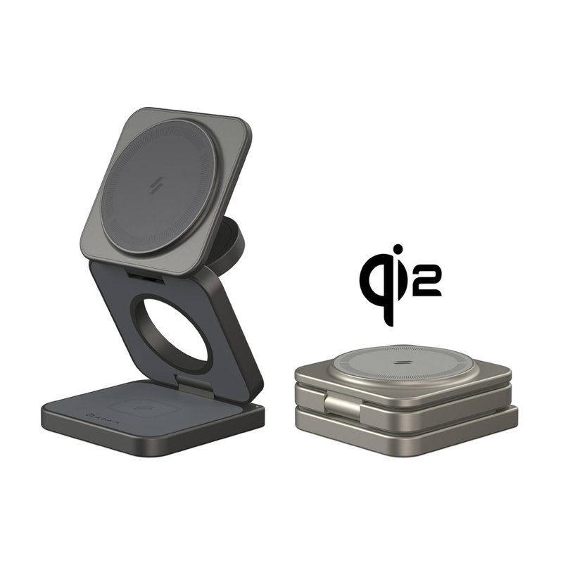 ADAM 亚果元素 Mag 3 Pro Qi2 15W磁吸三用无线充电座 - 手机充电及周边 - 其他材质 多色