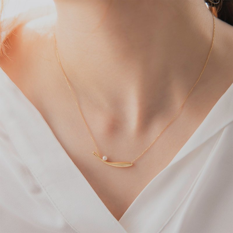 希望 - 珍珠项链 - 项链 - 贵金属 