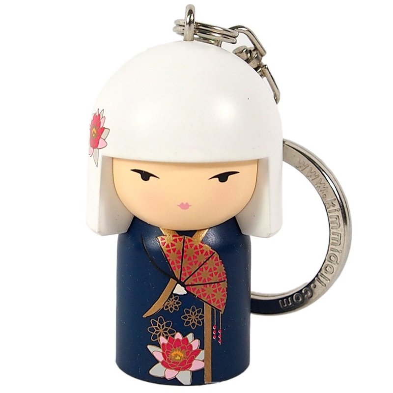 钥匙圈-Eika 胜利之姿【Kimmidoll 和福娃娃钥匙圈】 - 钥匙链/钥匙包 - 其他材质 白色
