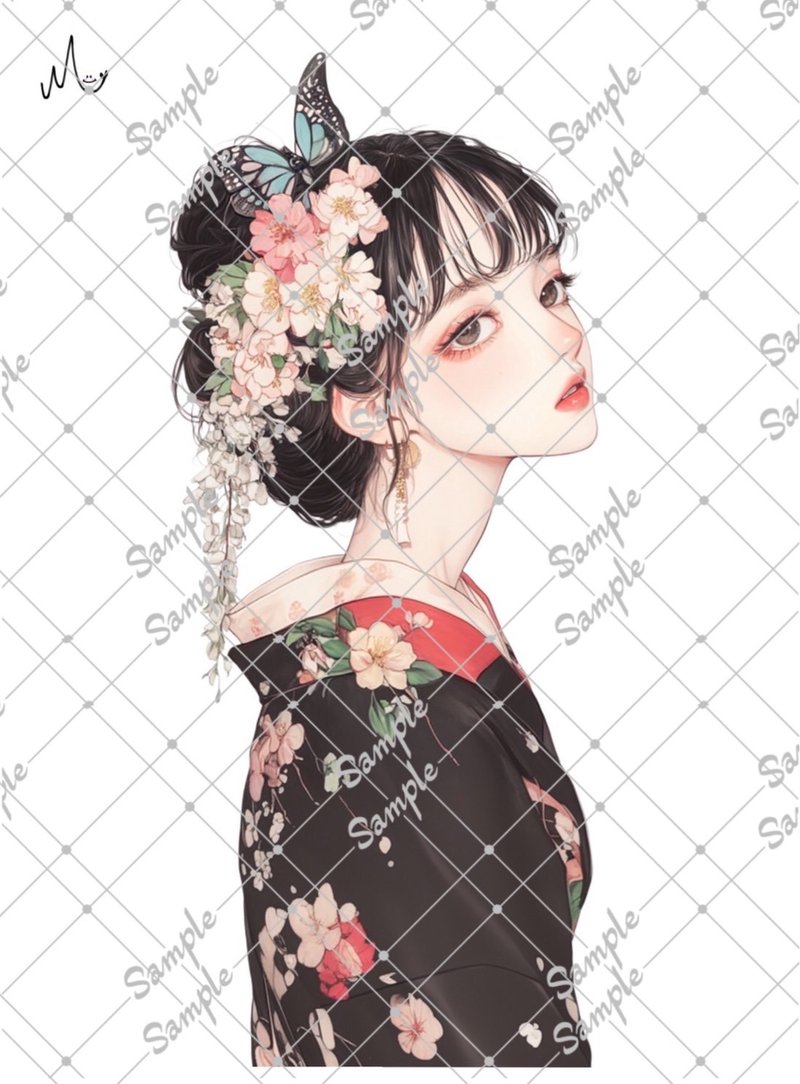 原创人物贴纸 11月新品 - 贴纸 - 纸 