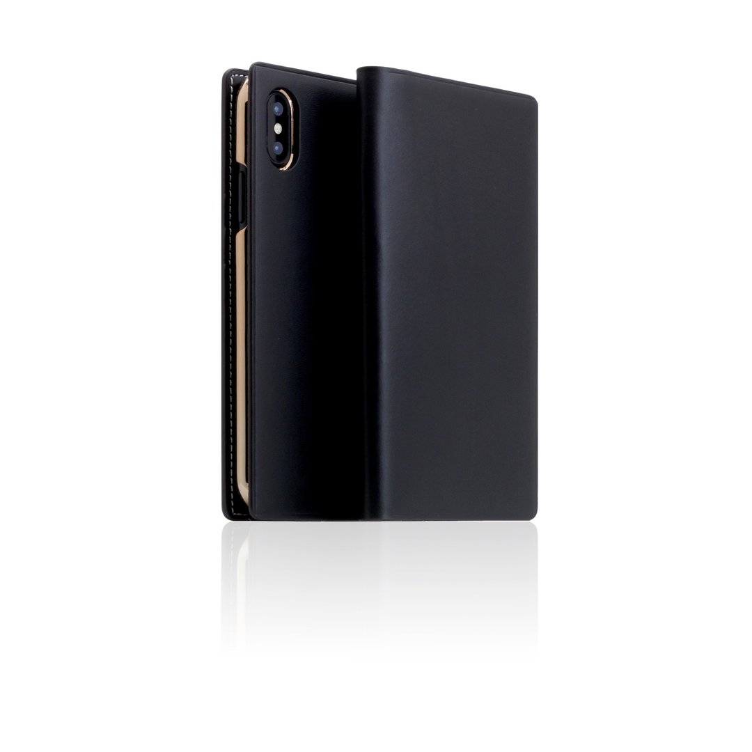 SLG Design iPhone Xs / X D7 IBL 精致典藏款 顶级真皮皮套 - 手机壳/手机套 - 真皮 黑色
