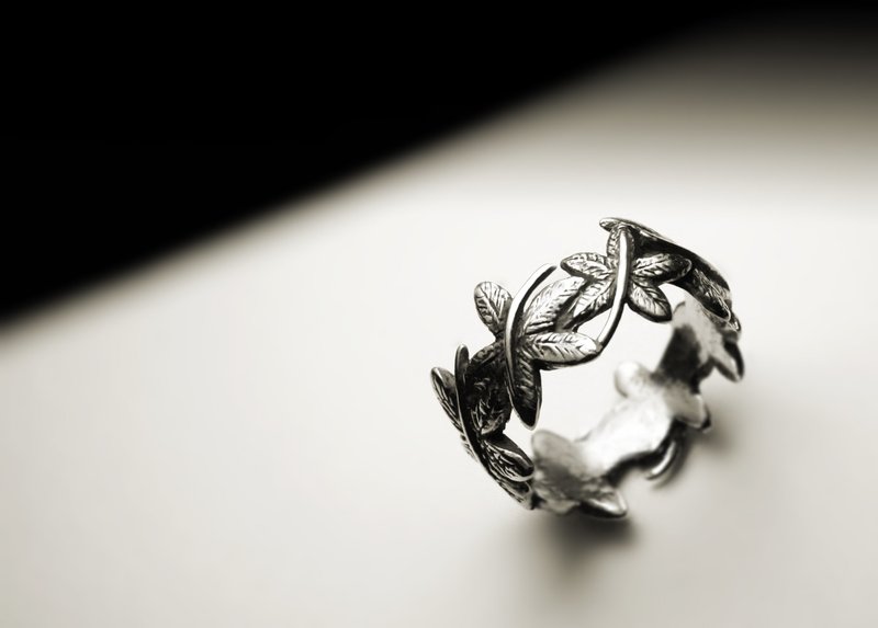 多小枫叶组合戒指 - 戒指 - 其他金属 银色