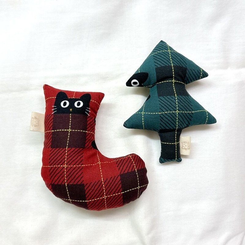 【圣诞礼盒】圣诞猫草包 狗狗玩具 宠物玩具 - 玩具 - 棉．麻 