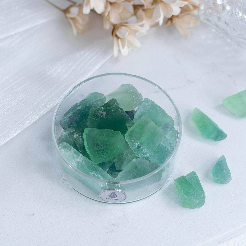 天然扩香矿石 榉木-极光灯组 绿萤石 - 香薰/精油/线香 - 其他材质 