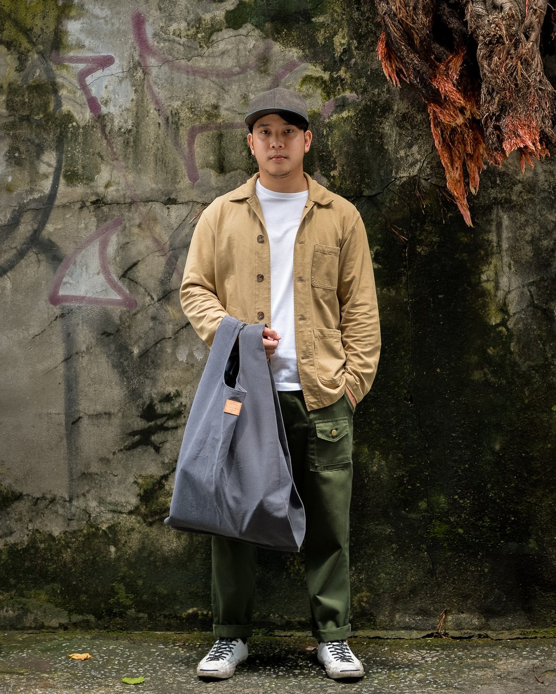 Vest large shopping bag - 手提包/手提袋 - 棉．麻 多色