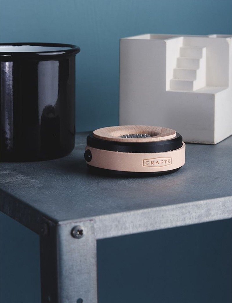 Woofer原木扩香器Mistyblue-黑色 - 摆饰 - 其他金属 黑色