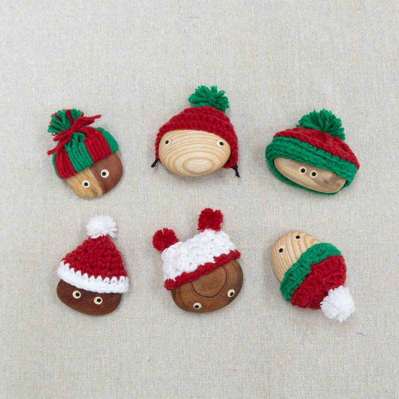 小木灵 | 圣诞特别版 - 摆饰 - 木头 卡其色