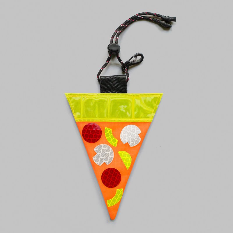 (订制)手作反光咸派-洋葱香菇口味  夜间反光吊饰  安全上路 - 自行车/周边 - 防水材质 橘色