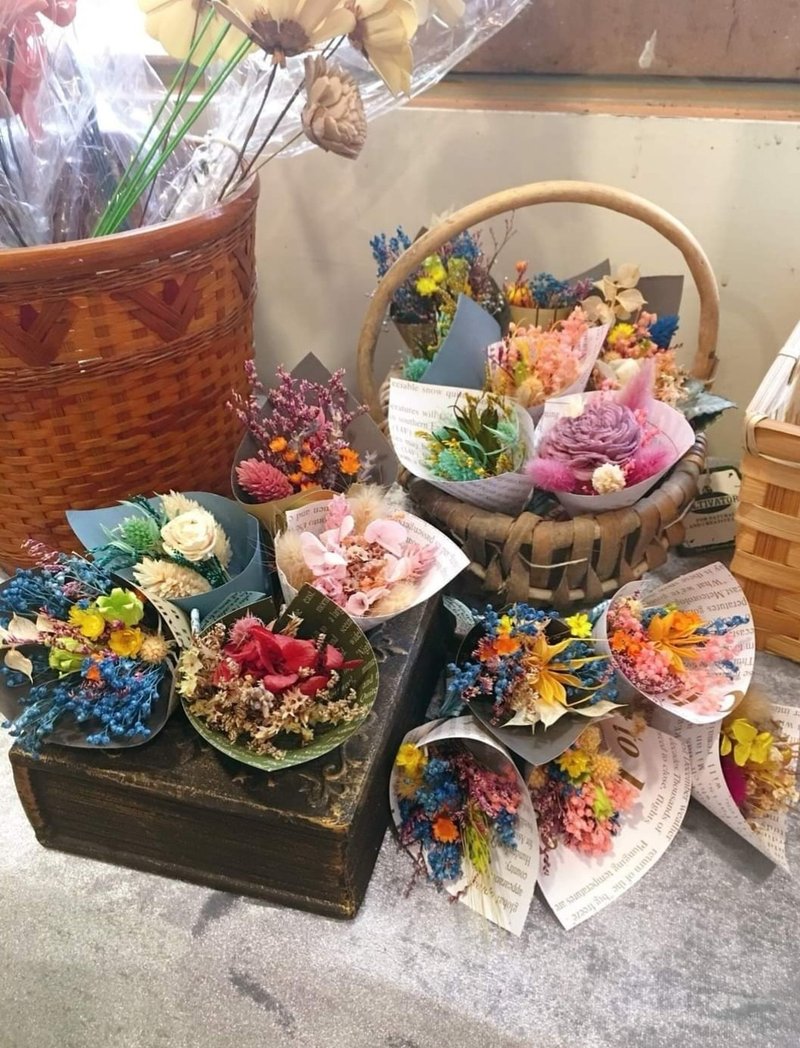 Time Flower干燥小花束/迷你花束 - 干燥花/捧花 - 植物．花 