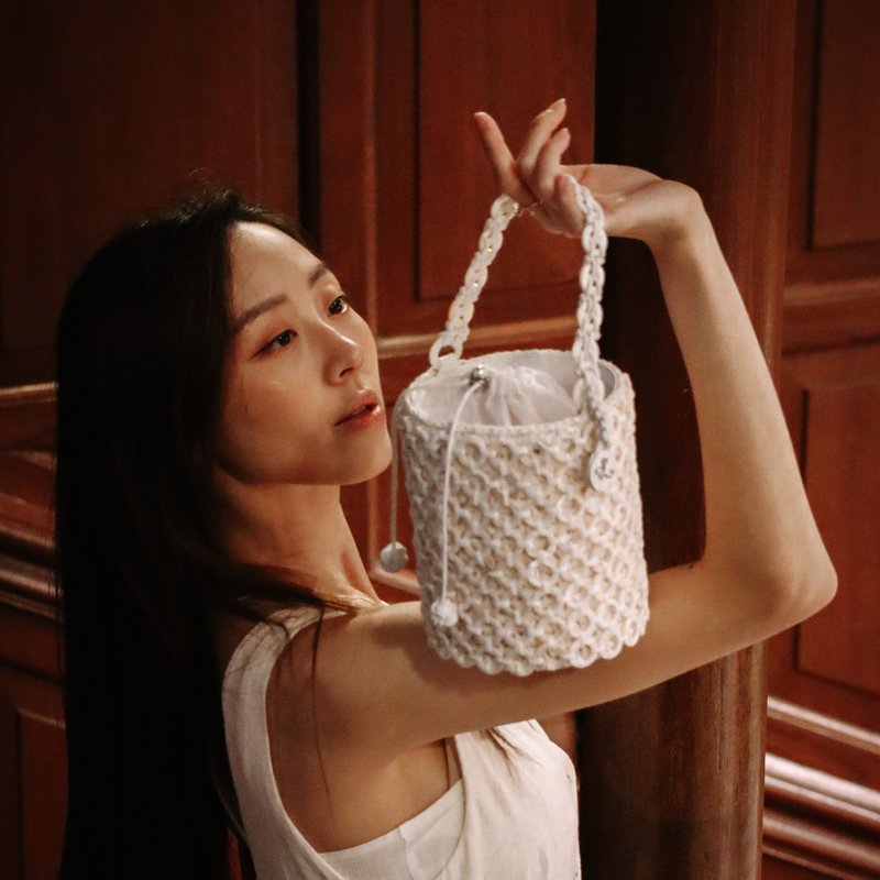 背壳环 - 手提水桶包 - 手提包/手提袋 - 贝壳 