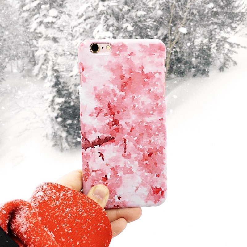 春·粉樱硬壳 (iPhone.Samsung, HTC, Sony.华硕手机壳) - 手机壳/手机套 - 塑料 粉红色