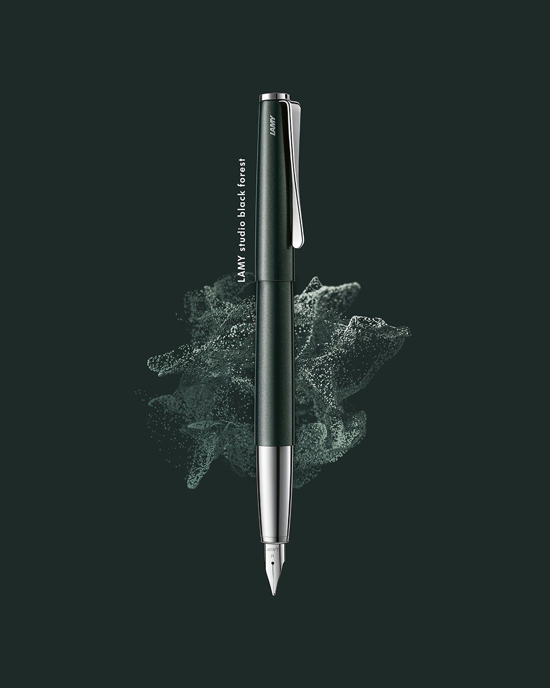 【雷雕免费刻字】LAMY 钢笔 / studio 系列  - 黑森林 - 钢笔 - 铝合金 黑色
