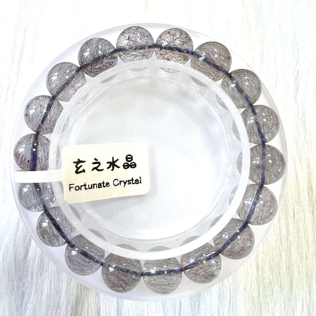 蓝超七手串 | 水晶 | 水晶手串 | 水晶手链 | 水晶手 - 手链/手环 - 水晶 蓝色