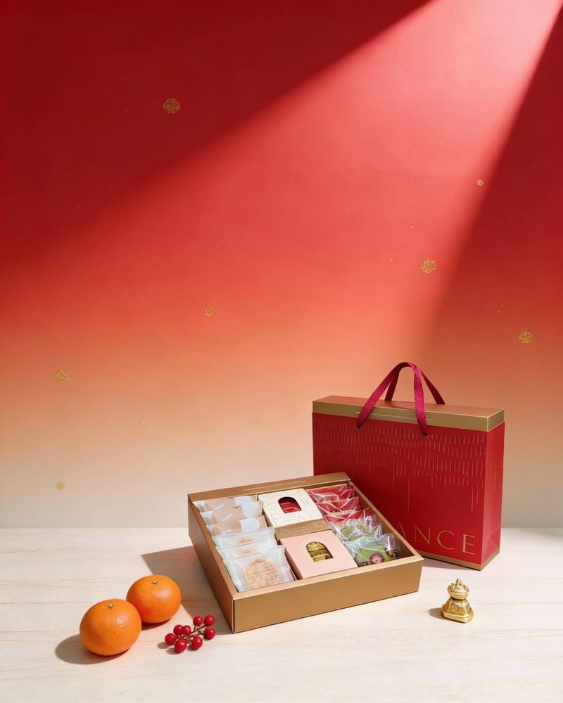 2026马年 新春和悦 手工糖果饼干礼盒 - 零食/点心 - 其他材质 红色