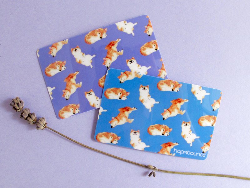 柴犬 小狗 交通卡贴 悠游卡 八达通卡 - 其他 - 压克力 紫色