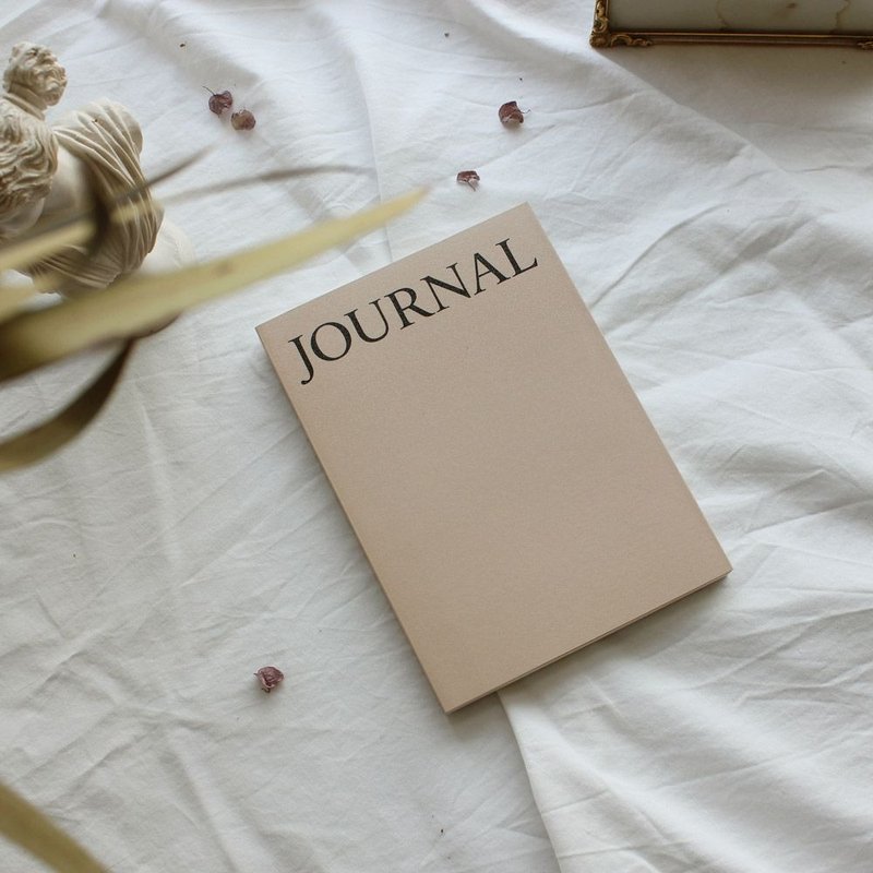 Dearmasion-杂志无时效周志-裸肤色,DMS50844 - 笔记本/手帐 - 纸 卡其色