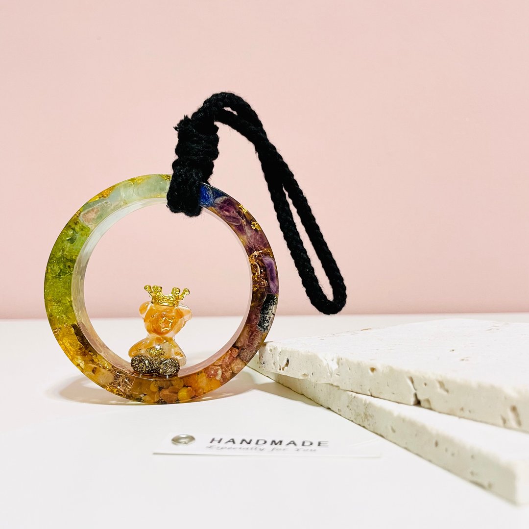 奥刚车内挂饰/奥刚能量塔/金字塔/开运招财/水晶疗愈/荷鲁斯之眼/ - 吊饰 - 半宝石 多色