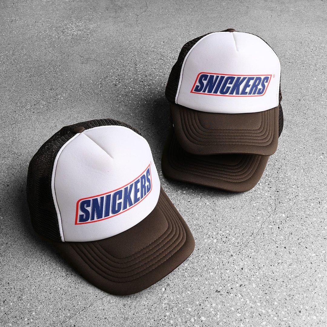 Snickers 网帽/ Vintage 古着 - 帽子 - 其他材质 黑色