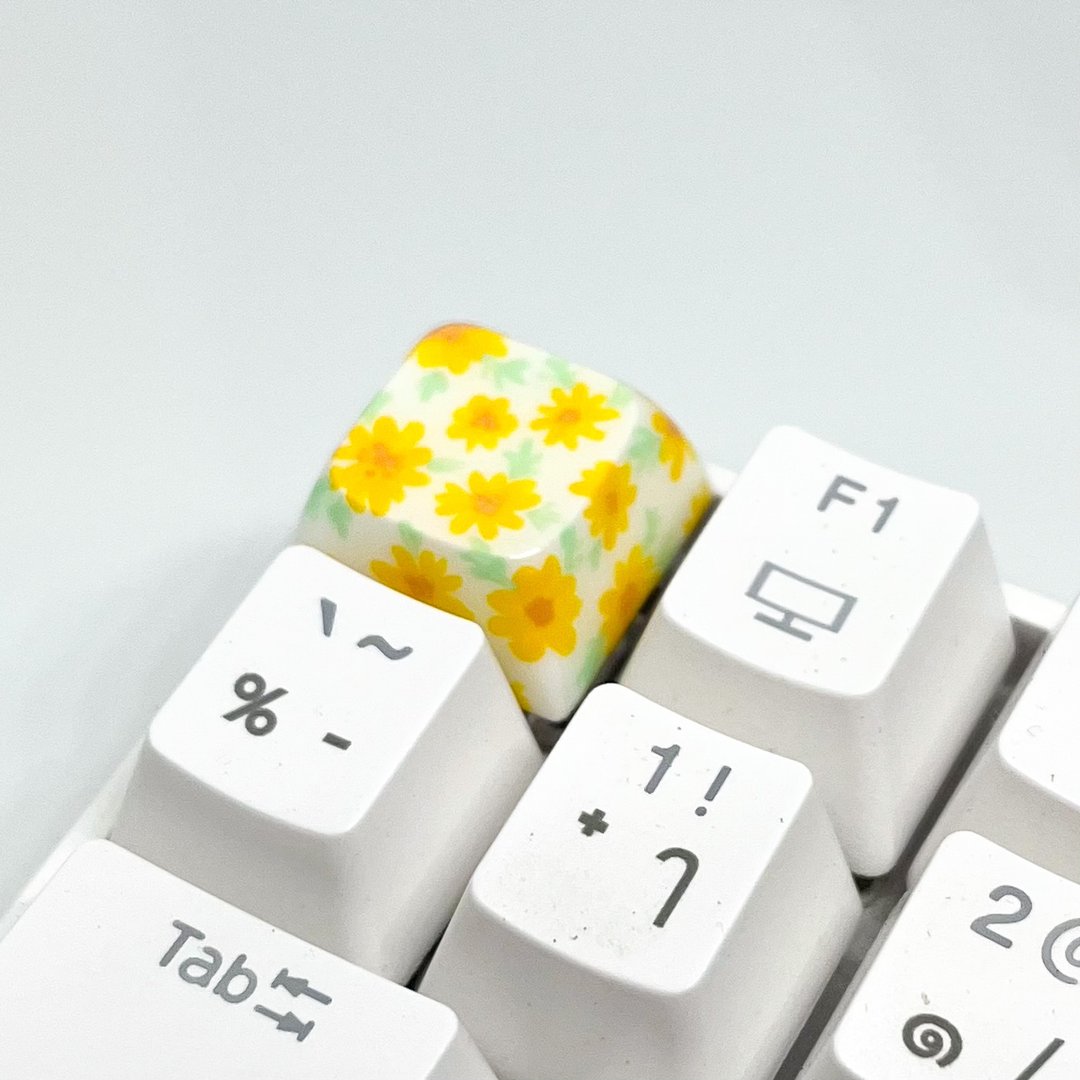 XDA keycap Yellow Daisy - 电脑配件 - 塑料 白色
