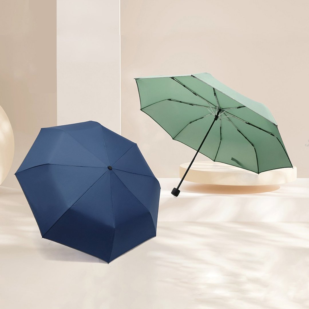 经典素色【轻铝折叠抗风素伞】雨伞 折叠伞 折伞 手开伞 抗风伞 - 雨伞/雨衣 - 碳纤维 多色