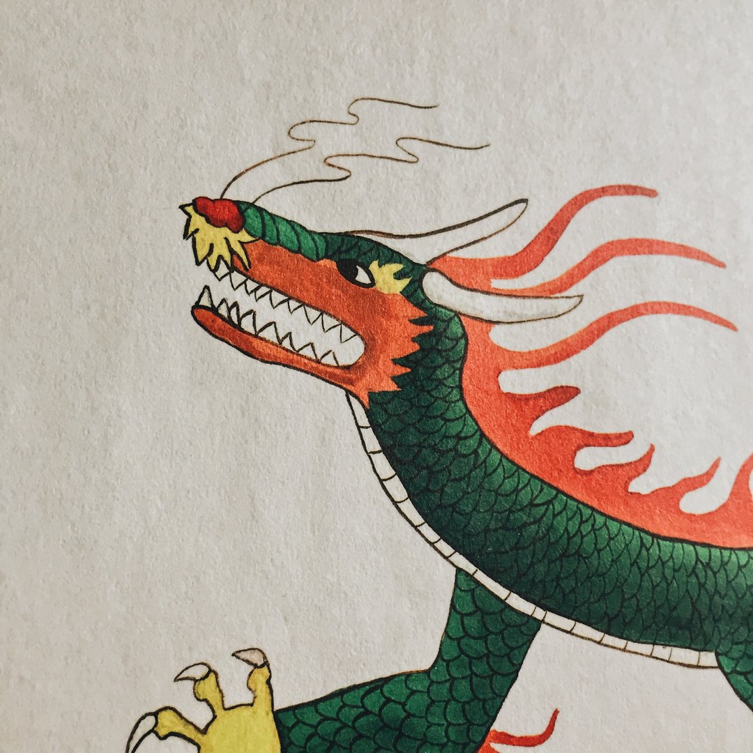 龙的祝福 - 海报/装饰画/版画 - 纸 多色