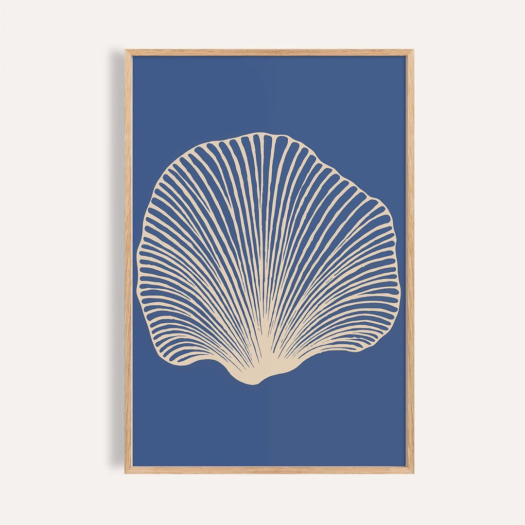 海扇之舞 Ocean Fan / 当代版画抽象挂画 画芯 海报 - 海报/装饰画/版画 - 纸 