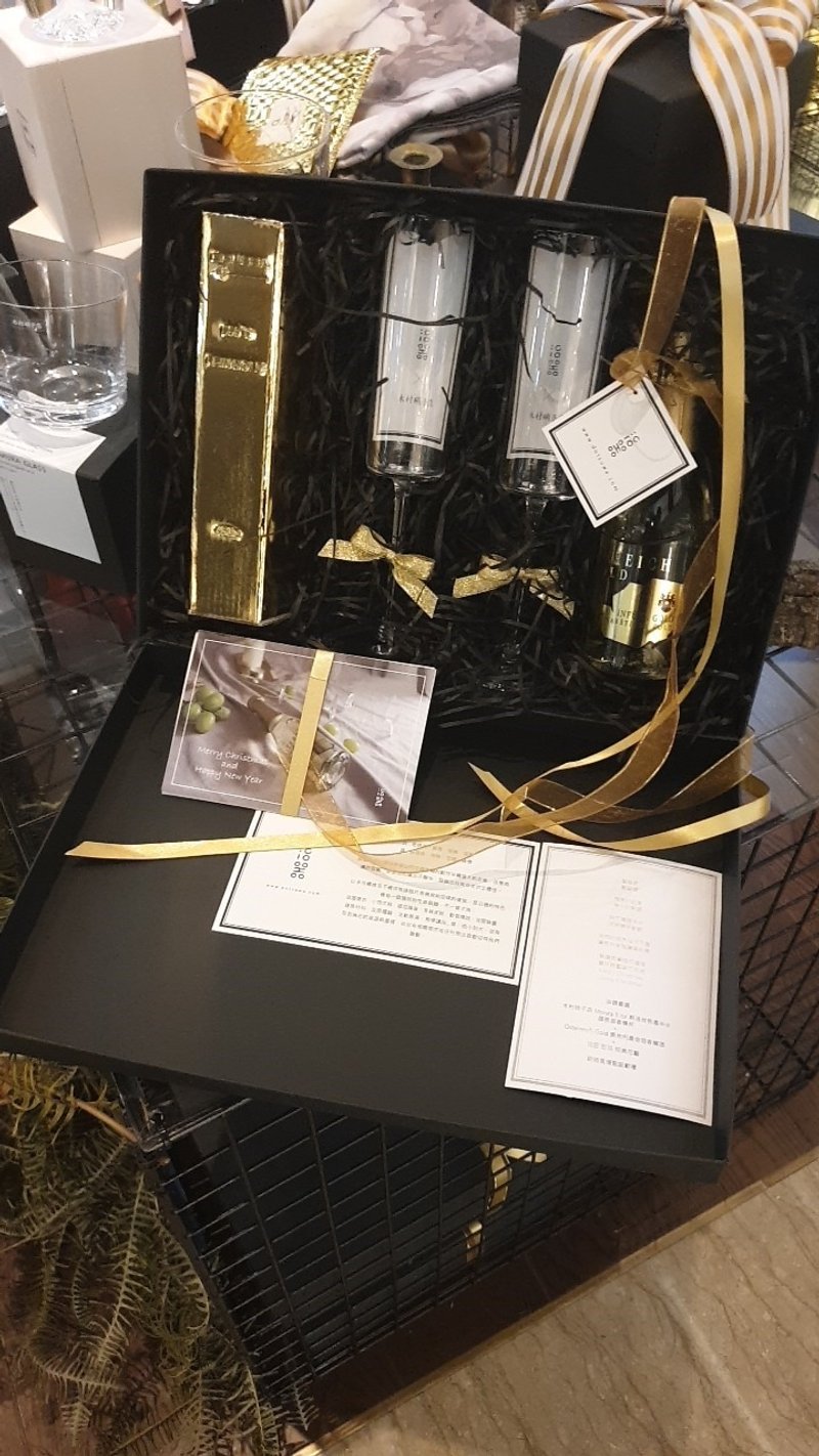 圣诞节限量香槟酒杯礼盒组 - 酒杯/酒器 - 玻璃 透明