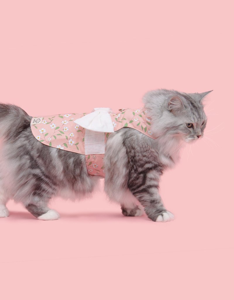 珊瑚樱 Among 胸背衣 - 衣/帽 - 棉．麻 粉红色