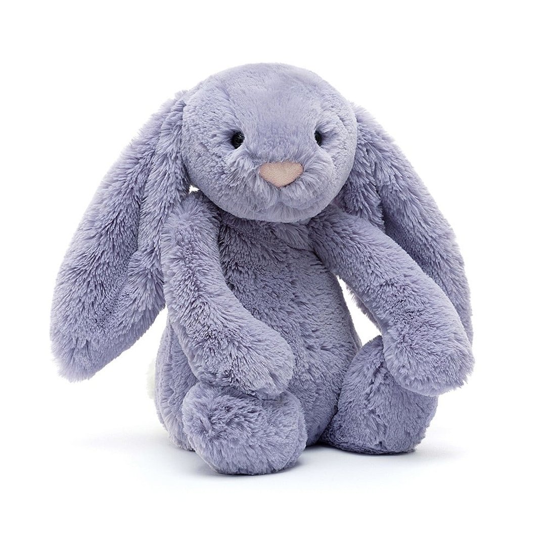 Bashful Viola Bunny 紫色三色堇兔 31cm 紫罗兰兔玩偶 - 玩偶/公仔 - 聚酯纤维 紫色