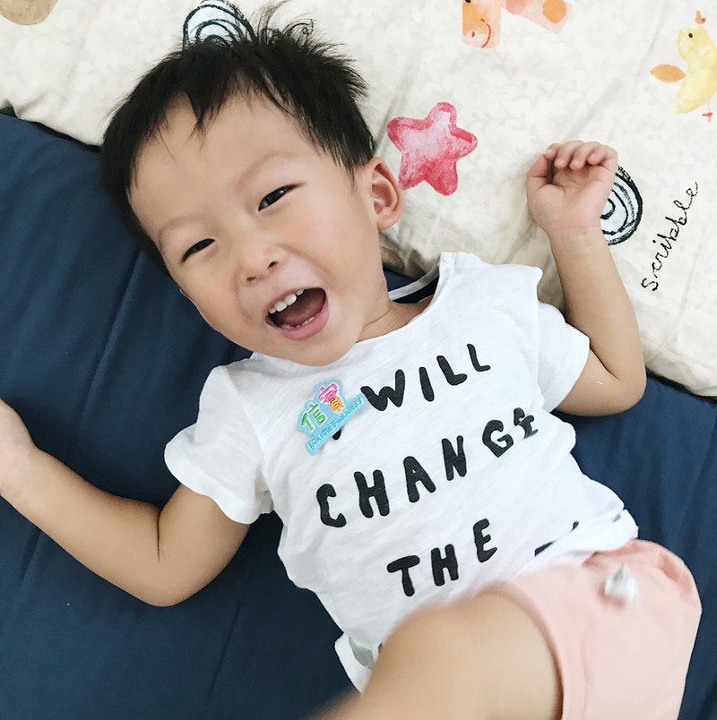 圣灵小果子 信实 FAITHFULNESS 刺绣别针/烫贴 - 胸针 - 绣线 蓝色