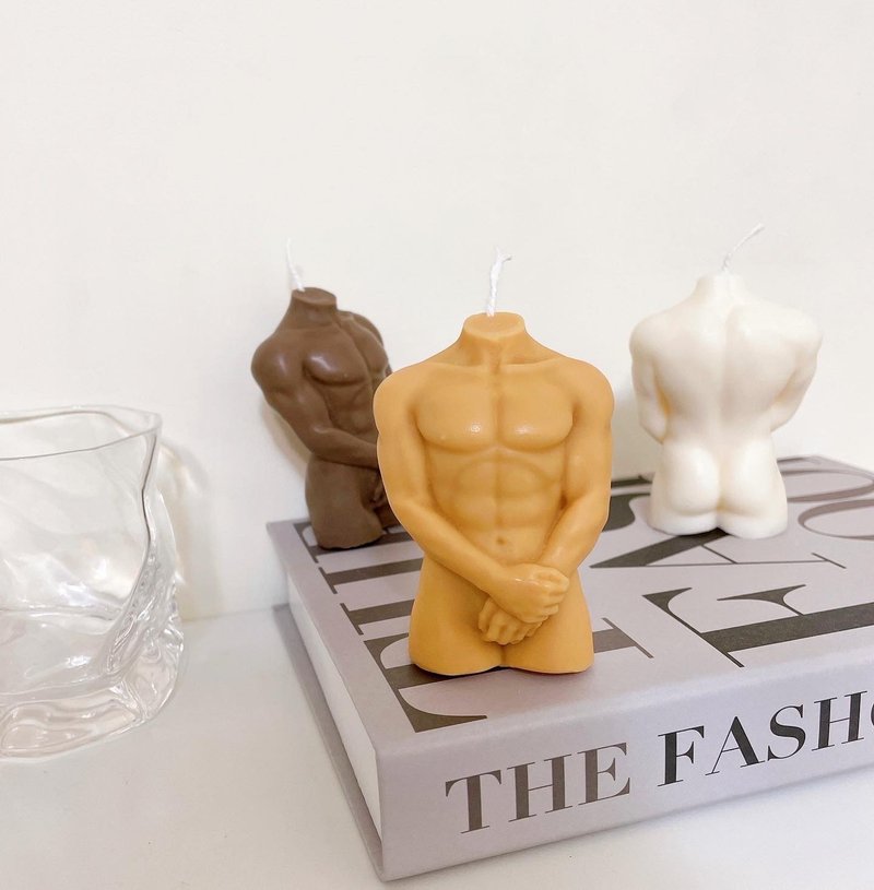 赏心悦目的猛男蜡烛 - 蜡烛/烛台 - 蜡 