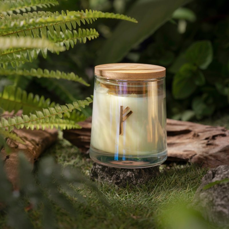 【卢恩祝福蜡烛】飞虎FEHU-创造财富 - 蜡烛/烛台 - 精油 