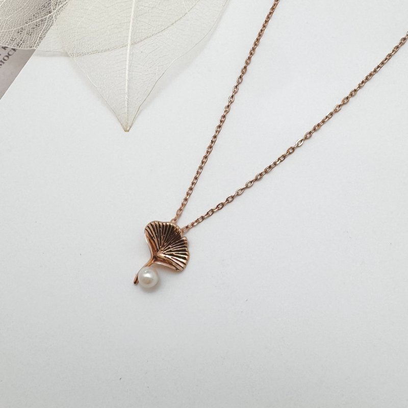 925纯银 | 银杏珍珠_项链 - 项链 - 贵金属 