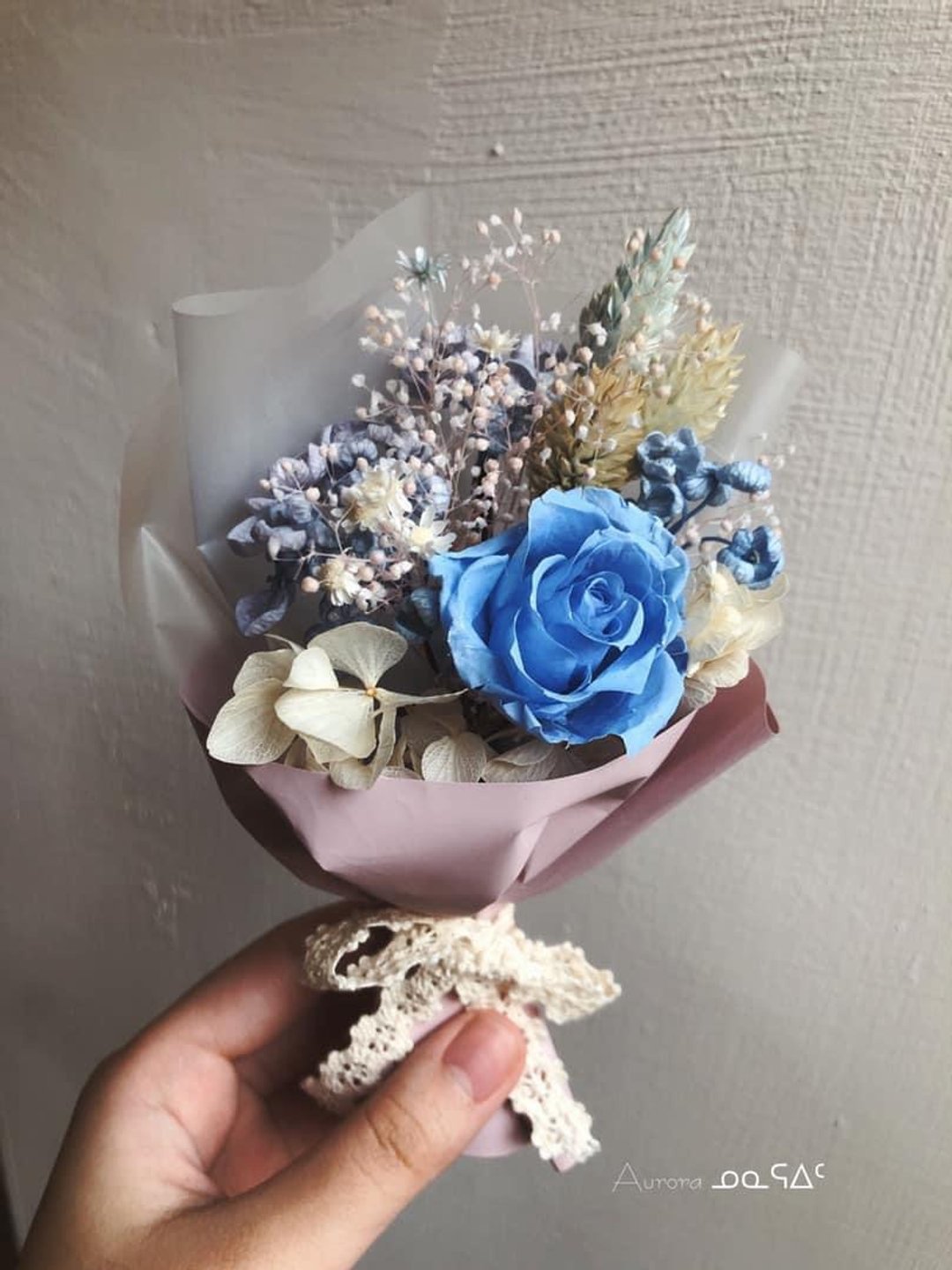 【不凋花迷你花束】不凋花/花束/ 情人节/毕业/交换礼物 - 干燥花/捧花 - 植物．花 