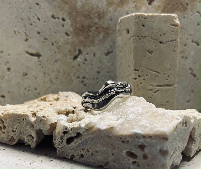 随形戒指 - 戒指 - 银 