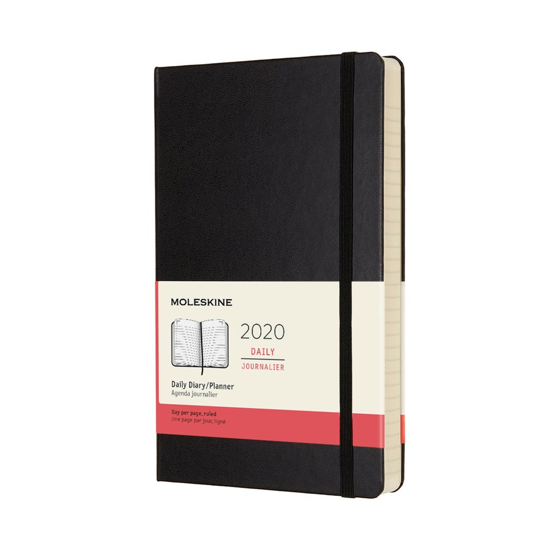 _勿上架_MOLESKINE 2020 日记 12M 硬壳 - 口袋型黑色 - 烫金服务 - 笔记本/手帐 - 纸 黑色
