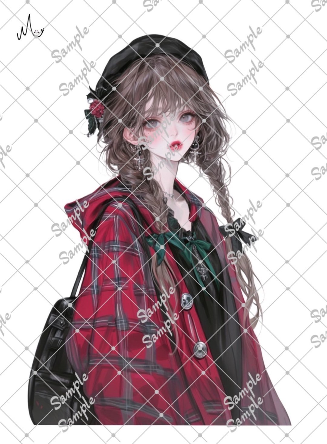原创人物贴纸 10月新品 - 贴纸 - 纸 
