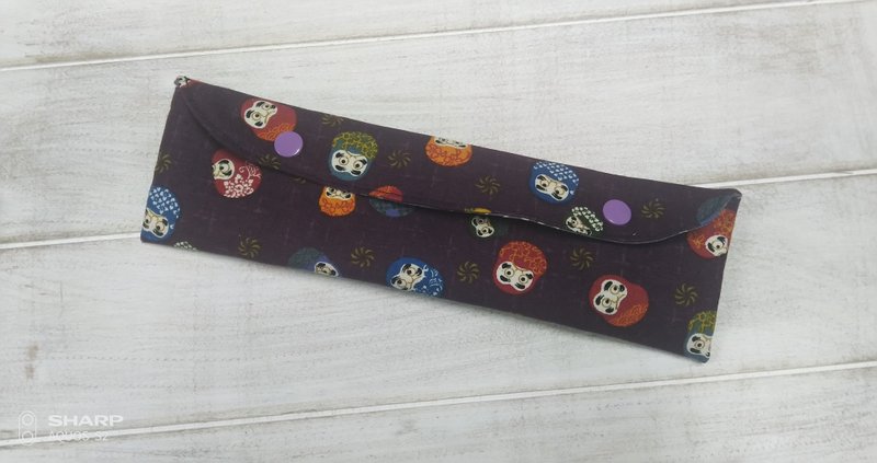 和风不倒翁餐具收纳袋 筷套(大) - 收纳用品 - 棉．麻 多色