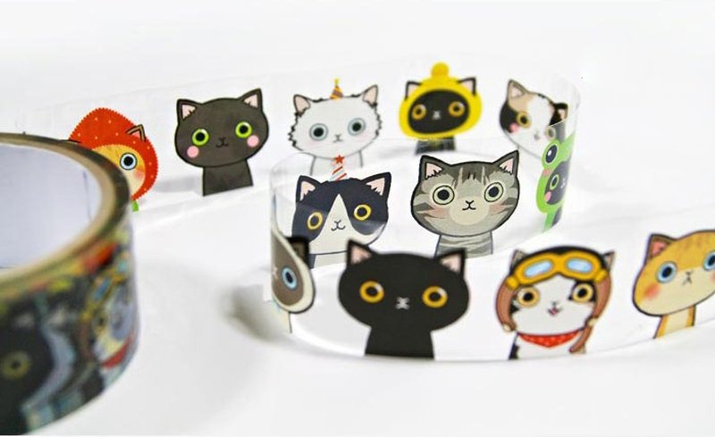 &Cabinet 装饰胶带 - 十猫 Big - 纸胶带 - 塑料 白色