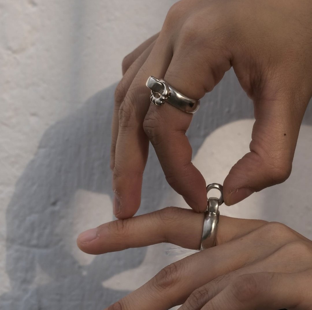MASE ring ( H ) - 戒指 - 银 