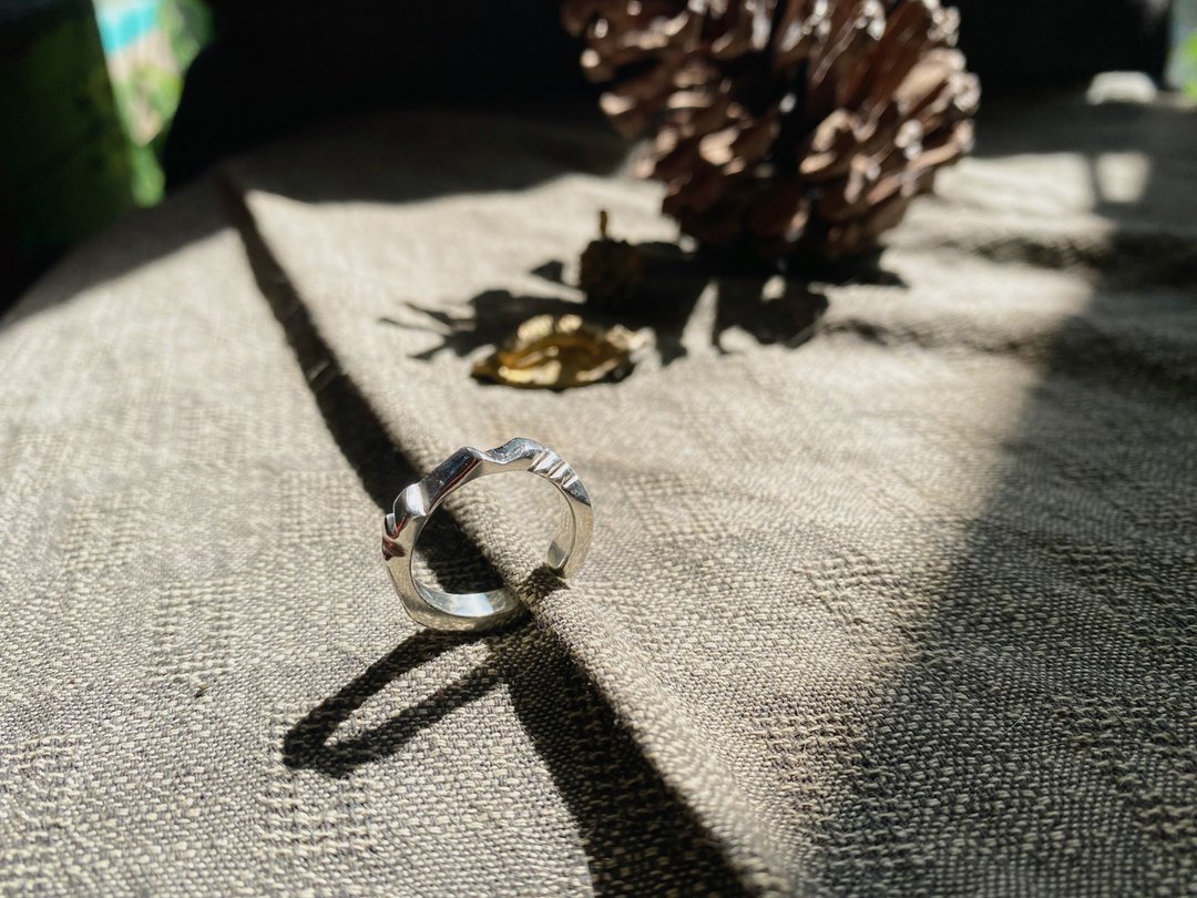 Irregular Ring 不规则 - 戒指 - 纯银 银色